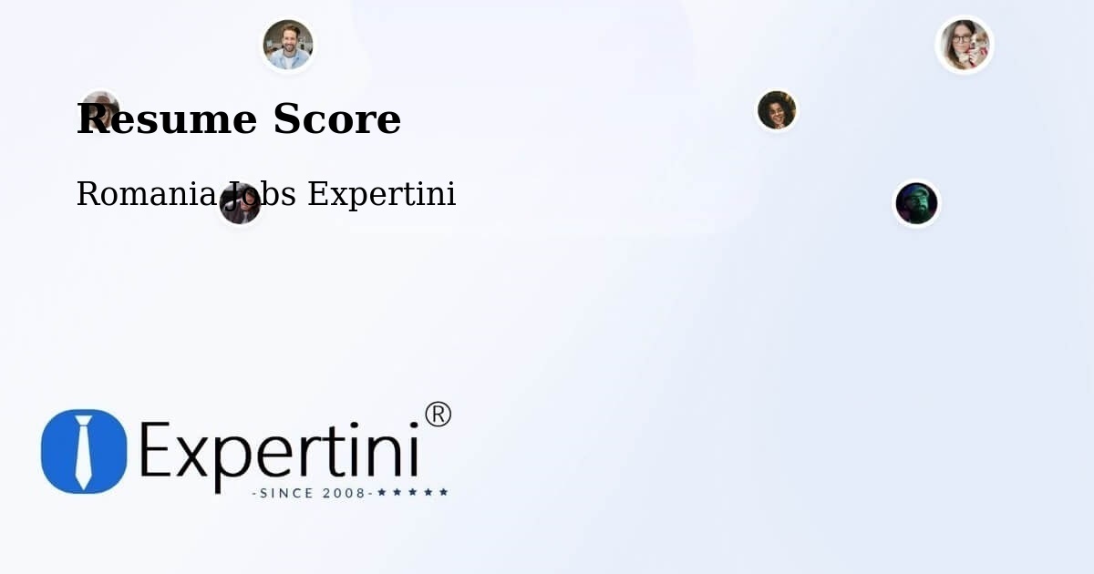 Resume Score & Job Description Match Tool – Găeşti - Romania Jobs Expertini